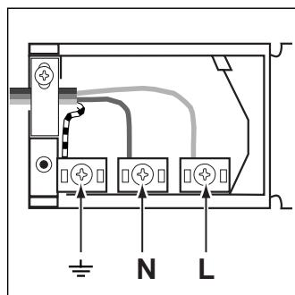 HOTPOINT FC 87 C.1/E - Monteren voedingskabel - 2