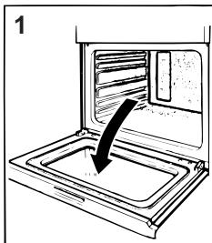 HOTPOINT FC 87 C.1/E - Come togliere la porta forno - 1