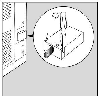 HOTPOINT FC 87 C.1/E - Montagem do cabo de alimentacao - 1