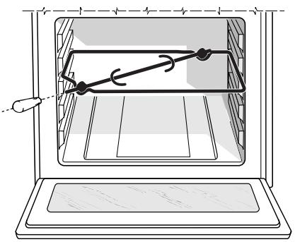 HOTPOINT FO 87 C.2/E - The turnspit (only available on certain models) - 1