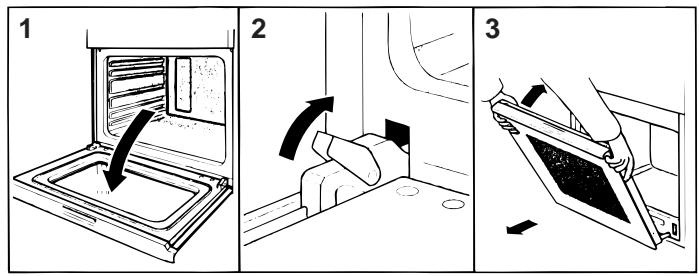 HOTPOINT FO 88 C.1 IX - Het verwijderen van de ovendeur - 1