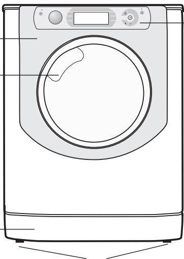 HOTPOINT AQ105D 69D EU/A - Abertura manual da porta de vidro - 4