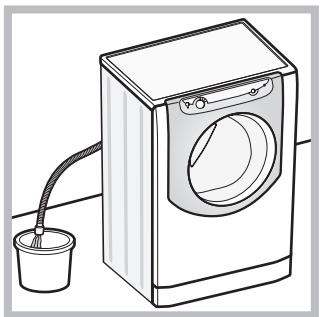 HOTPOINT AQ105D 69D EU/A - Handmatige opening van het deurtje - 1