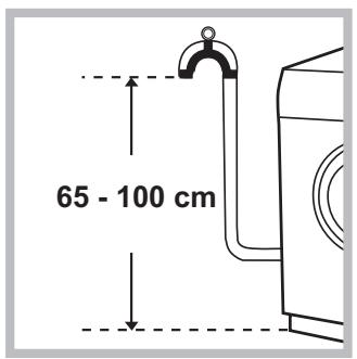 HOTPOINT AQ105D 69D EU/A - Collegamento del tubo di scarico - 1