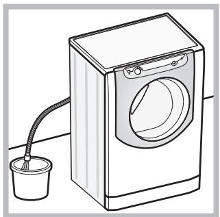 HOTPOINT AQ105D 69D EU/A - Apertura manual de la puerta - 1
