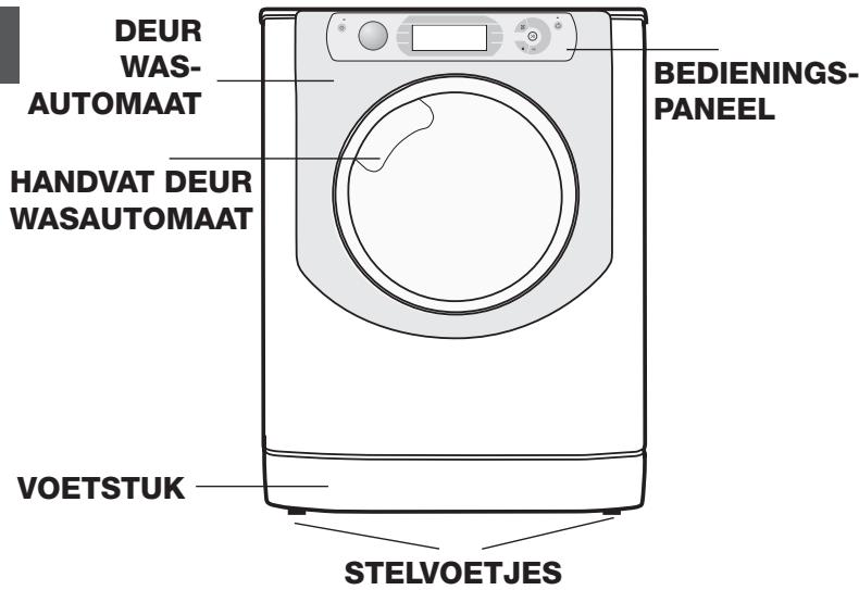 HOTPOINT AQ105D 69D EU/A - Beschrijving van de wasautomaat - 1