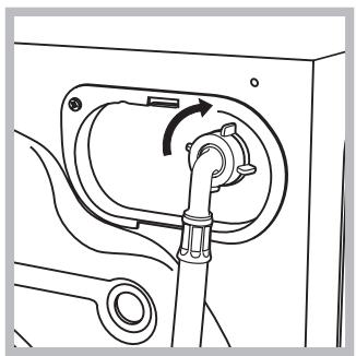 HOTPOINT AQ105D 69D EU/A - Conexión del tubo de alimentación de agua - 1