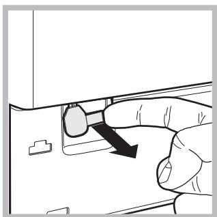 HOTPOINT AQ105D 69D EU/A - Handmatige opening van het deurtje - 2