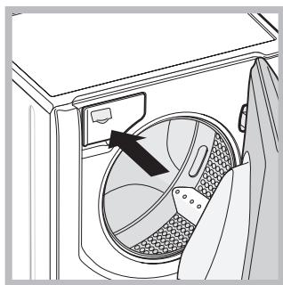 HOTPOINT AQ105D 69D EU/A - Ouverture manuelle de la porte hublot - 6