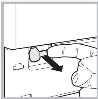 HOTPOINT AQ105D 69D EU/A - Manuelles Öffnen der Gerätetür - 2