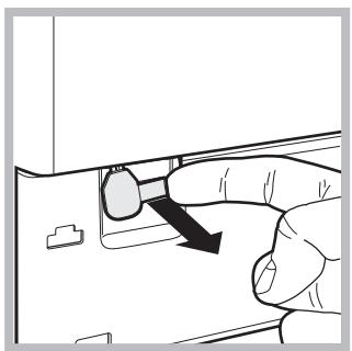 HOTPOINT AQ105D 69D EU/A - Opening the porthole door manually - 2