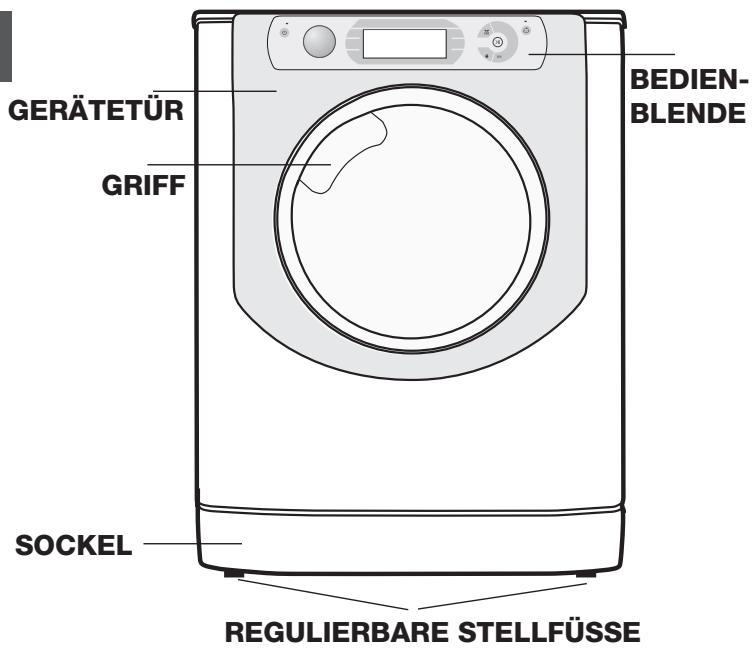 HOTPOINT AQ105D 69D EU/A - Beschreibung Ihres Gerätes - 1