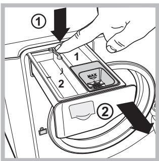 HOTPOINT AQ105D 69D EU/A - Cleaning the detergent dispenser drawer - 1