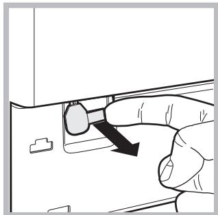 HOTPOINT AQS82D 29 EU/A - Apertura manuale della porta oblò - 2