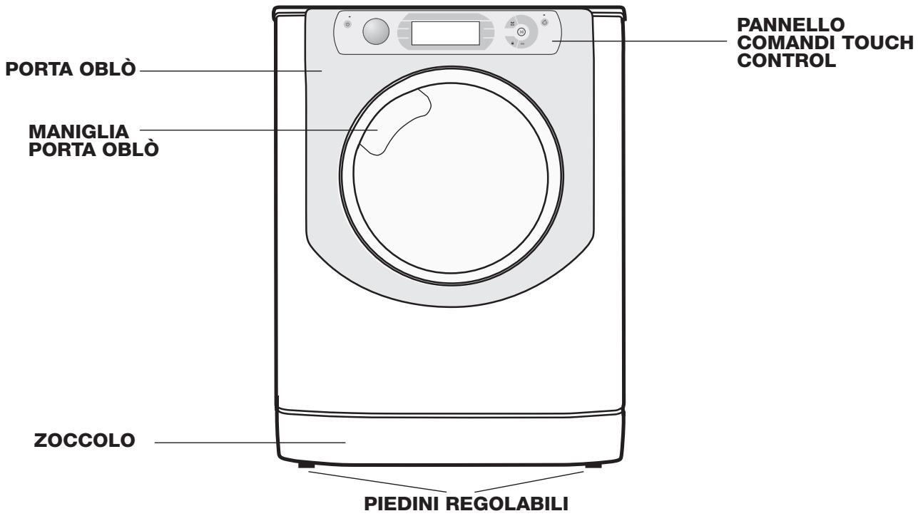 HOTPOINT AQS82D 29 EU/A - Descrizione della macchina - 1