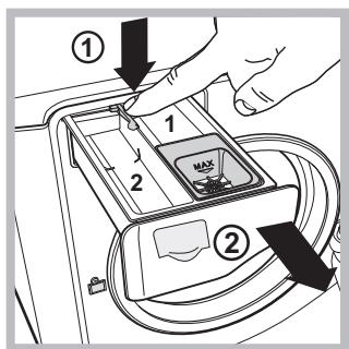 HOTPOINT AQS82D 29 EU/A - Nettoyage du tiroir à produits lessiviels - 1