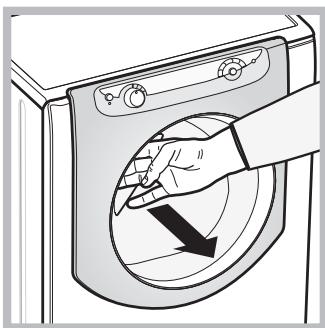 HOTPOINT AQS82D 29 EU/A - Manuálne otvorenie dvierok s priezorom - 5