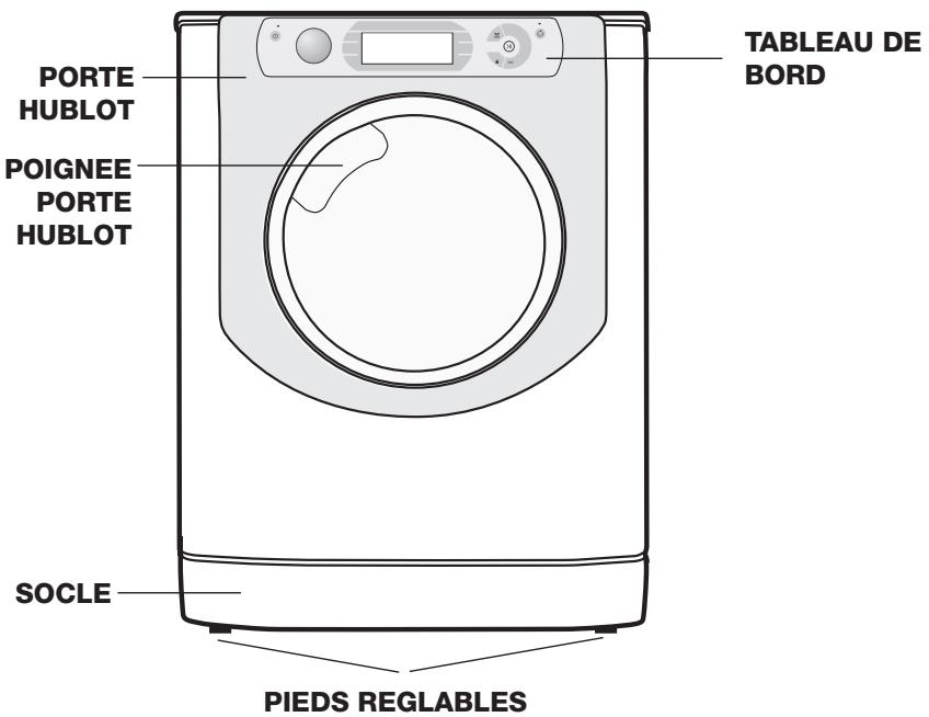 HOTPOINT AQS82D 29 EU/A - Description de l'appareil - 1