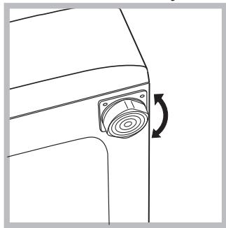 HOTPOINT AQS82D 29 EU/A - Vyrovnanie do vodorovnej polohy - 1