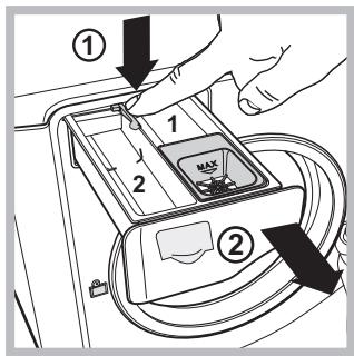 HOTPOINT AQS82D 29 EU/A - Pulire il cassetto dei detersivi - 1