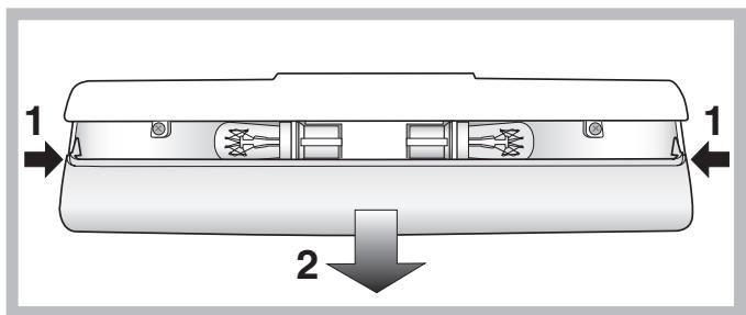 HOTPOINT BCZ L 400 X - Remplacement de l'ampoule d'éclairage * - 1