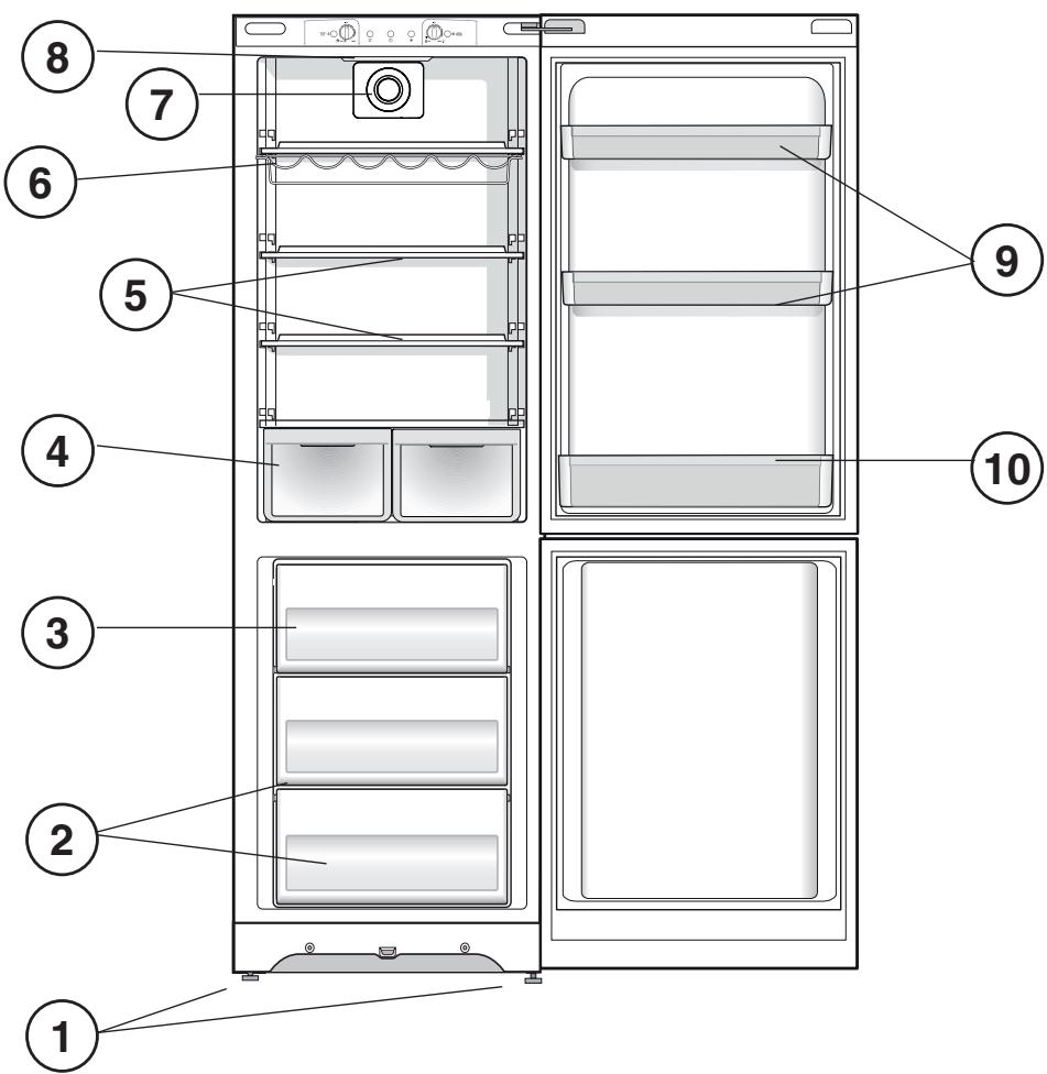 HOTPOINT BCZ L 400 X - Ovladací panel - 1