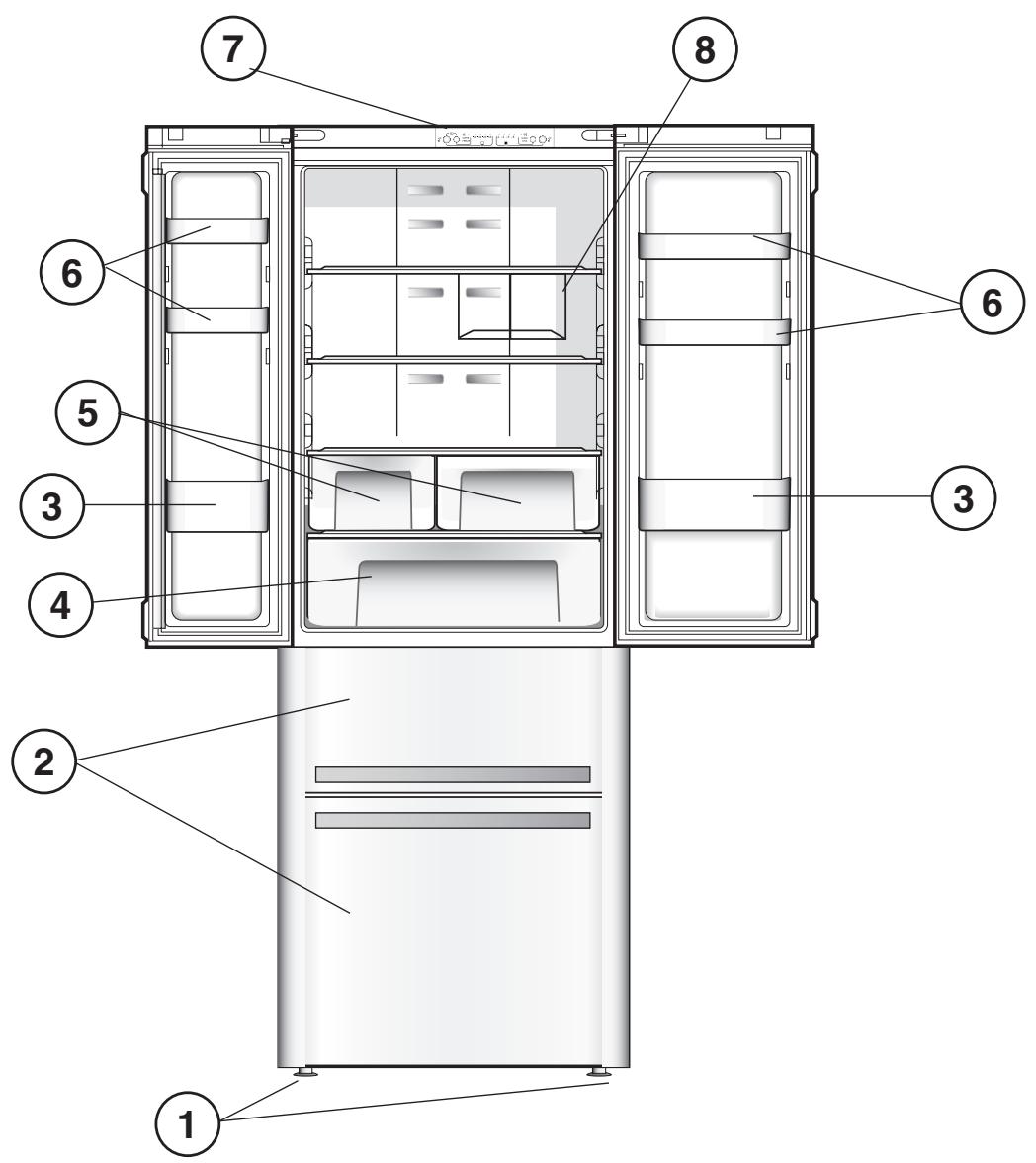 HOTPOINT E4D AAA W C - Overall view - 1