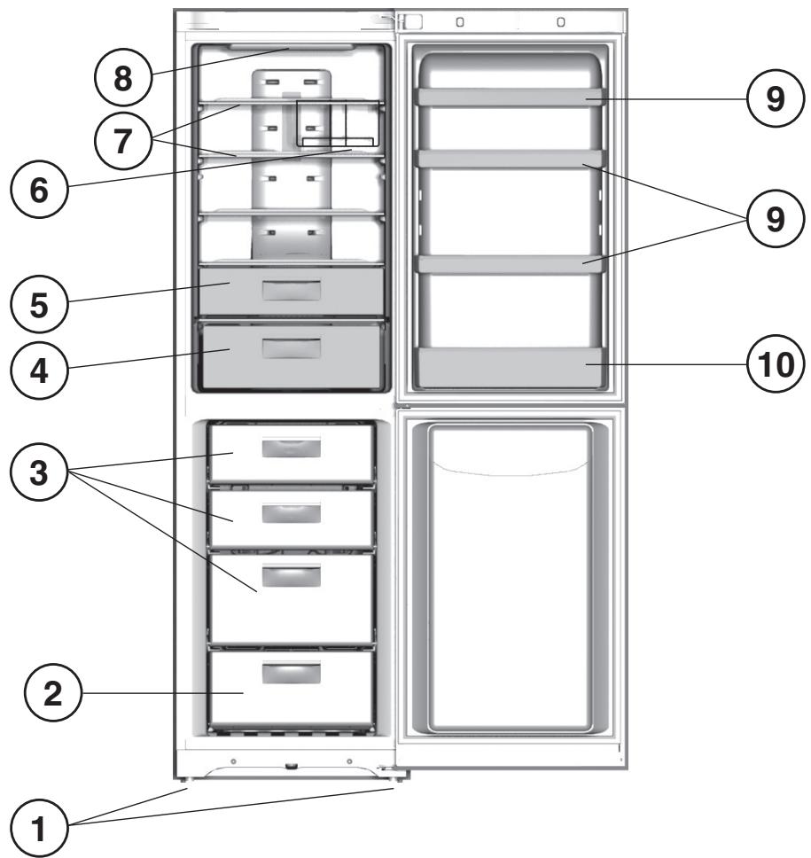 HOTPOINT EBOH 18201 F - Geräteansicht - 1