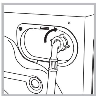 HOTPOINT FMD 963B SK.C - Anschluss des Zulaufschlauches - 2
