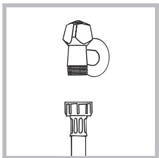 HOTPOINT FMD 963B SK.C - Connecting the water inlet hose - 1
