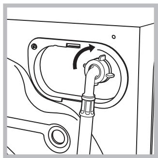 HOTPOINT FMD 963B SK.C - Connecting the water inlet hose - 2