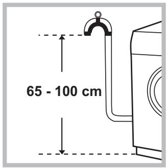 HOTPOINT FMD 963B SK.C - Raccordement du tuyau de vidange - 1