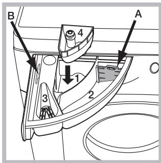 HOTPOINT FMG 842W EU - Contenor de detergentes - 1