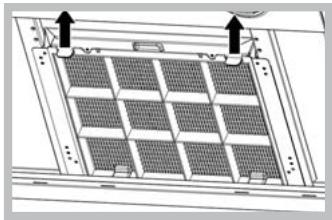 HOTPOINT HGA 6.8 AB X/HA - Servicing the charcoal filter (B) - 3