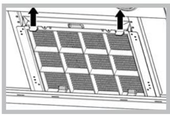 HOTPOINT HNC 9.8 AB X/HA - Mantenimiento del filtro de carbón (B) - 3