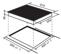 HOTPOINT KRB 640 C - Encaixe - 2