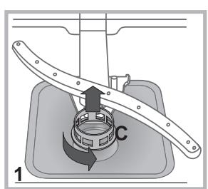 HOTPOINT LFD 11H133 DE/SK - Rengjøre filtrene - 1