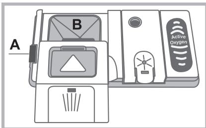 HOTPOINT LFD 11H133 DE/SK - Fylle på oppvaskmiddel - 1