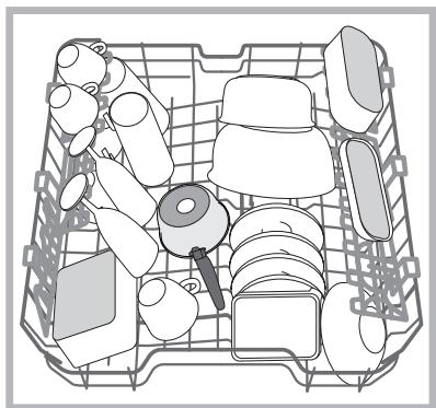 HOTPOINT LFD 11H133 DE/SK - Geschirrspüler-Oberkorb - 1