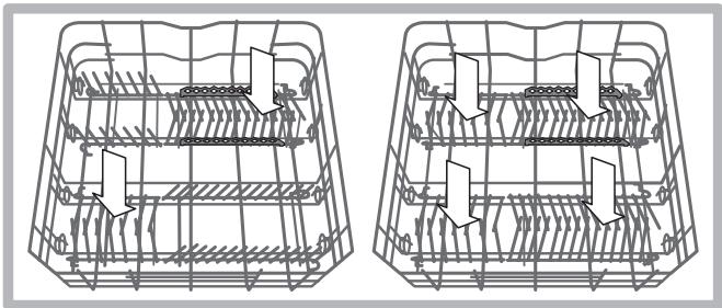 HOTPOINT LFD 11H133 DE/SK - Advarsler inden første opvask - 1