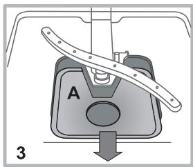 HOTPOINT LFD 11H133 DE/SK - Rengöring av vatteninsläppsfiltret\* - 3
