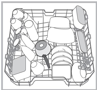HOTPOINT LFD 11H133 DE/SK - Övre korg - 1