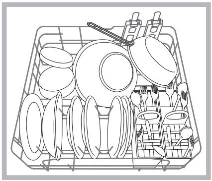 HOTPOINT LFD 11H133 DE/SK - Nederste kurv - 1