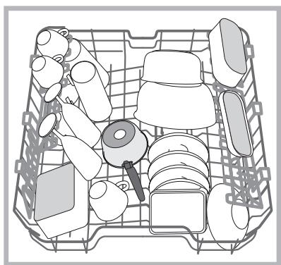HOTPOINT LFD 11H133 DE/SK - Upper rack - 1