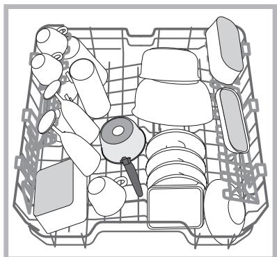 HOTPOINT LFD 11H133 X DE/SK - Geschirrspüller-Oberkorb - 1