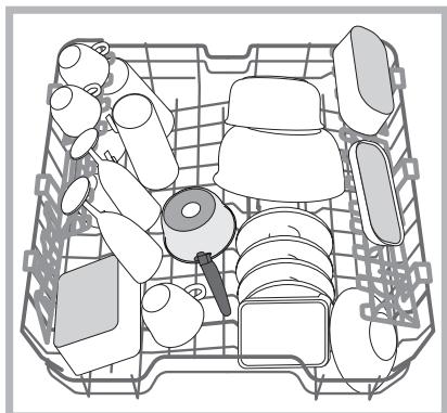 HOTPOINT LFD 11H133 X DE/SK - Övre korg - 1