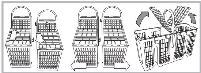 HOTPOINT LFD 11H133 X DE/SK - Cutlery basket - 1