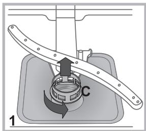 HOTPOINT LFD 11H133 X DE/SK - Die Filter reinigen - 1
