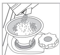 HOTPOINT LFD 11P123 X DE/SK - Measuring out the refined salt - 1