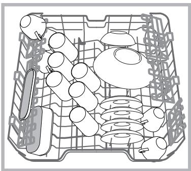 HOTPOINT LFD 11P123 X DE/SK - Övre korg - 1